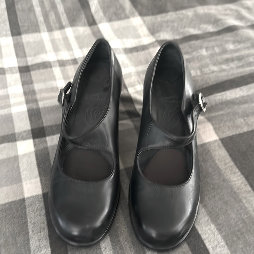 Dansko, black Mary Jane Dance heel